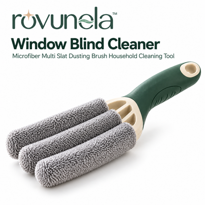 rovunela™ Window Blind Cleaner Microfiber Multi Slat Dusting Brush Household Cleaning Tool